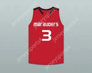 Custom Nay Mens Youth/Kids Marcus Smart 3 Edward S. Marcus High School Marauders Red Basketball Jersey 1 Top Shiteed S-6xl