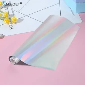 Window Stickers Foil Paper 19.3cmx5m Holographic Heat Transfer Roll Stamping Gold T-shirt Card DIY