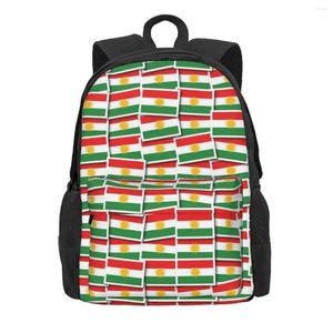 Plecak plecakowy plecaki duża torba Dzieci Rucksack School laptop na ramię Kurdistan Pojemność podróż Jaexi