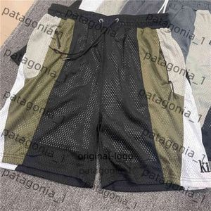 Kith Short 고품질 키스 메쉬 남성 단편 반바지 패션 여성 브리치 클로스 내부 라벨 스트리트웨어 고급 패션 가벼운 통기성 고급 바지 4006