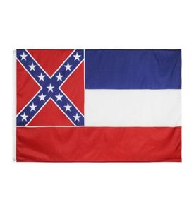 America Mississippi State 3x5 FlagCustom Flags Alla länder Double Stitched Festival utomhus inomhus 8537371