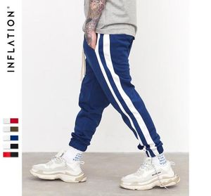 Men Retro Simple Sweatpants stripe splice Pants fashion Leisure Sweatpants new style whole2438686