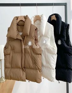 Vår- och höstdesigner Tank Top Men039S Women039S Down Jacket Fashion Jacket ärmlös förtjockad utomhusbehållare T7335671