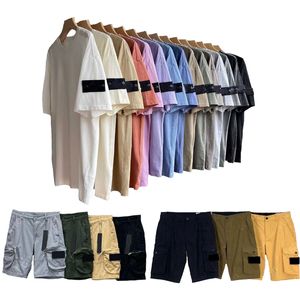 Pockets de shorts da ilha de pedras de designer de homens