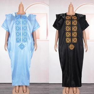 Ethnic Clothing Summer African Abaya Dress For Woman Luxury Wedding Traditional Muslim Dresses Evening Party Long Boubou Dashiki Outfits