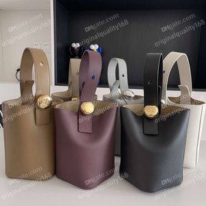 Designer Bag Fashion Mini Bucket Bags Bags Original Quality Knob Open And Close Metal Logo 2024 Latest Model First Layer Of Calfskin Free Shipping LYW12ST