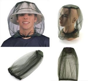 Mosquito Insect Hat Fishing Bug Bug Head Net Face Protector Mesh Mosquito Net Hat do podróży Camping6317372