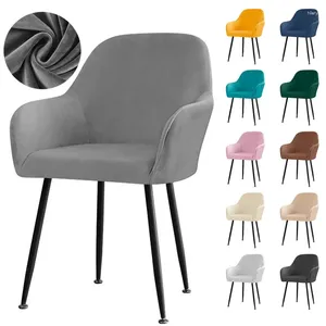 Крышка стулья Velvet High Arm Cover Elastic Dining Slipcover Seat для гостиной свадебные банкеты El Fundas Para Sillas