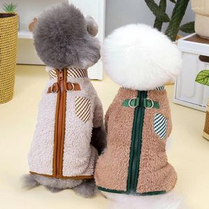 Psa odzież d-ring piżama zimowe ciepłe ubrania ubrania polar szczeniąt kota płaszcz kombinezonu 4 nogi Pijamas PJS