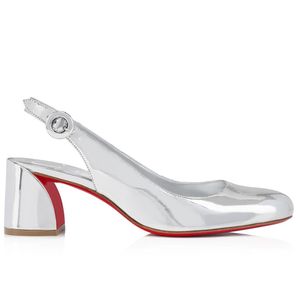 Sommar lyxiga röda desugner sandaler skor så jane sling patent kalv läder kvinnor slingback lady rund tå dagligen promenad eu35-43 orignal låda