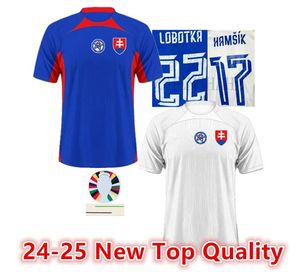 Slovakia Hancko soccer jersey 2024 2025 Slovak National Team Kids Kit Slovenska Home Away Lobotka Football Shirts Men