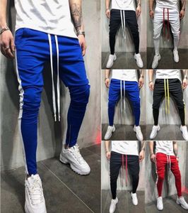 Hirigin Harajuku moda męskie joggery Slim Pencil Pants Hip Hop Streetwear Męs