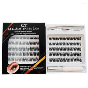 False Eyelashes 45 Clusters Diy Individual Reusable Soft Natural Easy Fan Russian Lashes Eyelash Extensions Drop Delivery Health Bea Otyaa