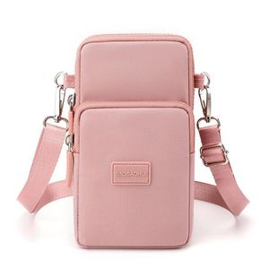 Женская маленькая сумка для плеча сплошной вариант универсальной сумки для мобильного телефона небольшая сумка по скрещиванию вертикальная японская и корейская мини -мешок смены сумки мобильного телефона