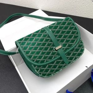 Men Womens Designer Saddles Bags Crossbody Classic Envelope Leather Handbag Shoulder Go Yard Bag Wallets Casual Fashion Style bag