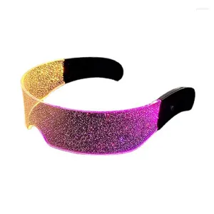 Party Decoration Acrylic LED Luminous Glasses Neons Light Up Eyeglasses Bar Eyewear