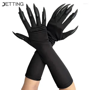 Вечеринка поставки 1PAIR GOTHIC LONG NAINS GLINS Gloves Frong Festival Costum