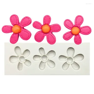 Baking Moulds Sunflower Silicone Mold Resin Tools Sugarcraft Cupcake Fondant Cake Decorating