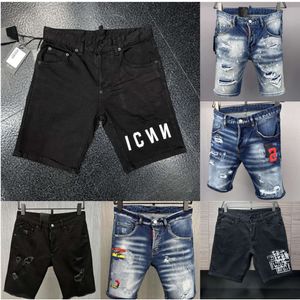 Tasarımcı Mens Shorts denim kot pantolonlar mavi ve siyah çok boy düz pantolon kıyafetleri fz2405112