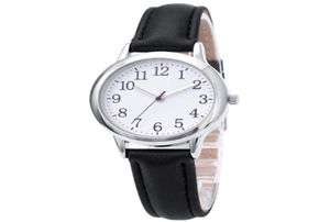 Rensa nummer Fina läderrem CWP Quartz Womens Watches Enkla eleganta studenter Titta på 31 mm Dial Fresh Wristwatches5281265