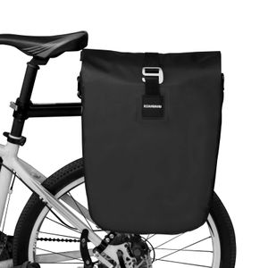 Bolsa de rack traseiro de bicicleta à prova d'água 20l Bike de armazenamento lateral de laptop Pannier bolsa de bicicleta Bacha traseira Bacha de ombro de banco traseiro 240418
