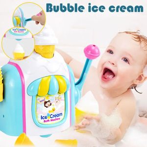 Borns için İlginç Hediye Bebekler Küvet Toys Dondurma Üreticileri Küvet Toys Bubble Machines 240506