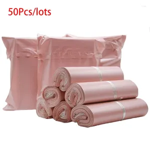 Storage Bags Relcheer Poly Logistics Packaging Bag Waterproof Self-adhesive Clothes Express Pouch Rose Gold Mailing Courier Parcel