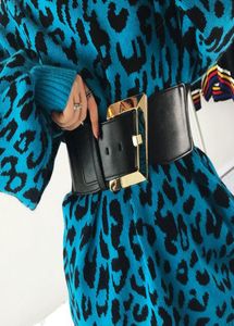 Gürtel Fashion Korsett Belt Plus Größe für Frauen Taille Elastic Cummerbund Black Wide Stretch CEENTURE FEMME BIG KIND 20216102418