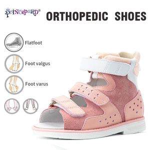 Princepard Orthopedic Kids Kids Sandals for Boys Girls Summer Open Op Op Ach Support Support Support Speeds First Walk Thomas Sole 240509