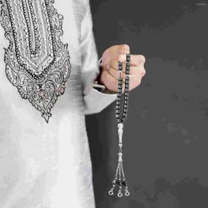 Очарование браслетов Розария браслет мусульманские молитвенные бусы с бисером на Ближнем Востоке для мужчин Нежно исламский гематит