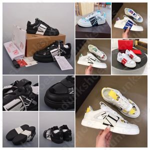vt shoes size 35-46 with box designer sneakers womens casual shoes Vt Women Shoes Casual Shoes White Black Golden Genuine Leather Willow Spikes Calf Colours Rivet