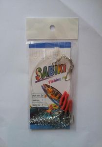 Attilo pesca pesca in argento lampeggiatore di percorsi per capelli rigs Lures9093862