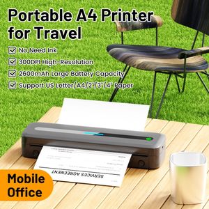 Stampante portatile Wireless M832 per viaggi e lavori domestici Utilizzare la stampante mobile senza inchiostro 300DPI Compatibile con Android iOS 240430