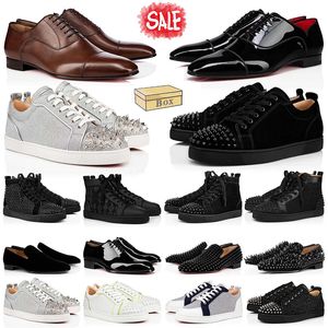 2024 Top moda designer de luxo de luxuosos sapatos de vestido de vestido sapatos masculinos sapatos de prato altos saltos casuais sapatos tênis de brilho preto glitter