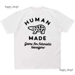 Nuova maglietta per anatra fatta umana Dry Alls Flax Men Women Thirt di alta qualità Human-Human Inside Tag Etichetta grafica Tshirt giapponese Streetwear 327 327