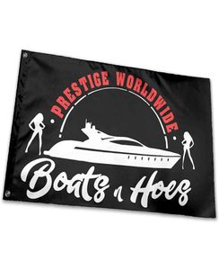 Prestige Worldwide Boats Hoes Step Brothers Flag 3x5ft Polyester 100D con 2 gamme di ottone8921286