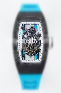 ZF 055 Montre de Luxe Luxury Watch Men Watches Manual Mechanical Movement DLC Dial NTPT Carbon Fiber Case WristWatches2823548