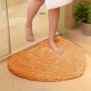 Bath Mats Heart Shape Bathroom Carpet Lovely Anti-Slip Floor Mat For Toilet Non-slip Rug Decor Alfombra Tapis Bain