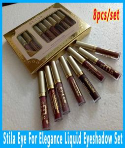 I lager ögonmakeup för elegans glöd flytande ögonskugga palett magnifika metaller glitter glöd flytande ögon skugga set4079068