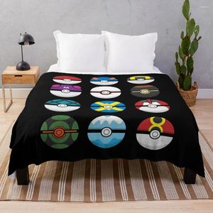 Cobertores Pokeball Throw Blanket Custom Brand