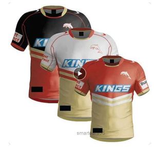 2024 Knights Home Mens 저지 럭비 훈련 단일 셔츠 짧은 셔츠 사용자 정의 이름 및 번호 크기 S-5XL