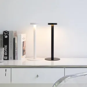 Lampade da tavolo Desktop Cording Night Night Light LED LED LAMPAGGIO TUCCO INDUZIONE DEL RISTATORE WIRELESS COFFE