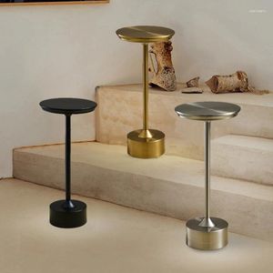 Lâmpadas de mesa Luzes de carregamento USB Lâmpada de mesa de toque em forma H pequena barra de proteção para os olhos LED Luz de iluminação noturna decorativa