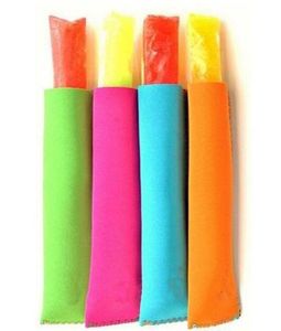 100pcs Hızlı Popsicle Tutucu Tutucular Buz Pop Krem Kılı