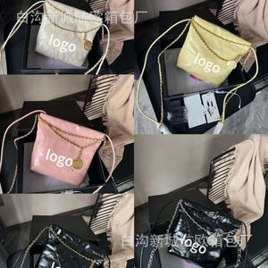 CH Leather Leather Leather Designer Bag Bag التسوق CC سلسلة حمل حقيبة عتيقة سعة كبيرة من الجلد 22BAG حقيبة القمامة القابض أكياس الكتف