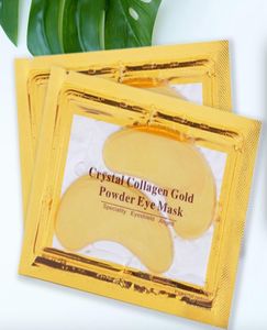 Crystal Collagen Gold Powder Eye Facial Mask Moisturizing Make Up Antiaging Face Skin Care Fast3342707