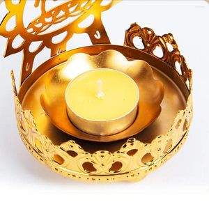 Ljusstakar smör lampa hålle ihåligt snidat teealight ljusstake buddha skugga hem dekoration ornament buddhist leveranser