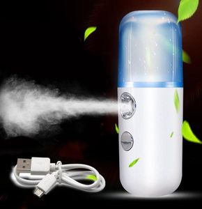 Drop 30ml Mist Spreyer portátil Mini portão Handheld Summer hidrato a vapor facial vaporizador face umidificador névoa spray beleza S9462127