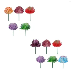 Fiori decorativi piante artificiali Forniture fai -da -te PVC Premium senza punta piccola per decorazioni da giardino decorazioni loto paesaggio