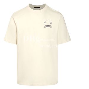 Дизайнерские мужчины футболка роскошные чистые хлопковые топы летние экипаж Шеи футболки хип -хоп